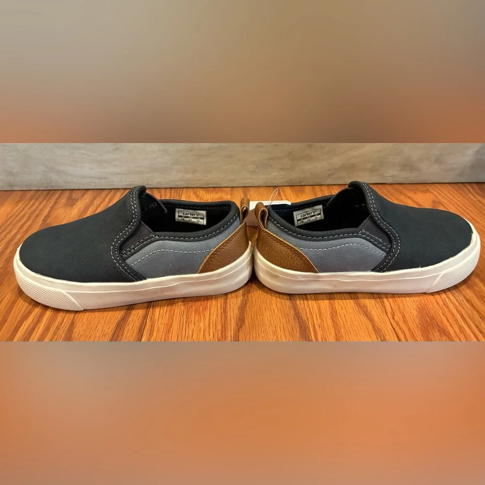 Carter's Penny (CS24FO6B) Toddler Slip-On Sneakers Size 7 Navy Casual Shoe NWT